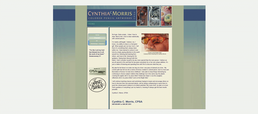 Cynthia C. Morris website